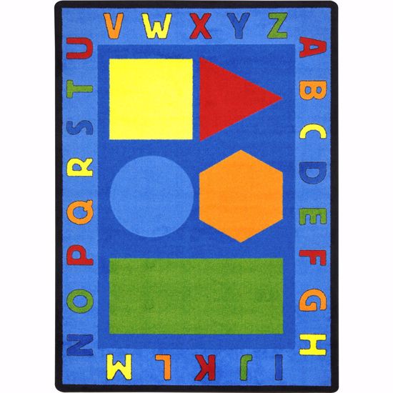 Picture of Alphabet Shapes - Multi  Color - 10'9" x 13'2"