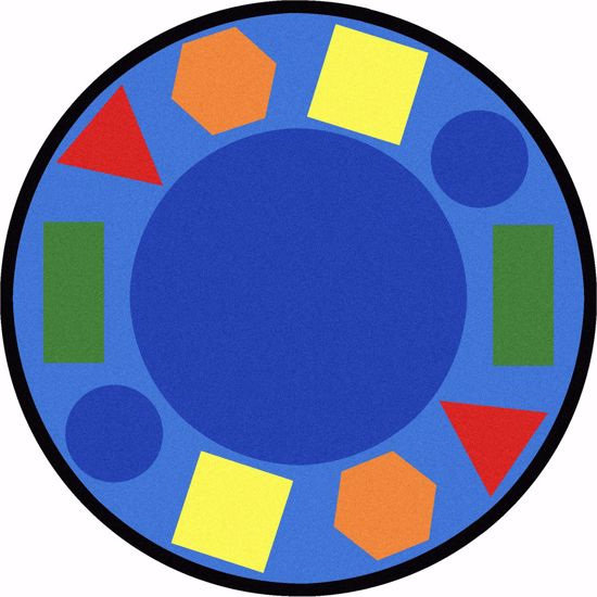 Picture of Sitting Shapes - Multi Color - 7'7" Round