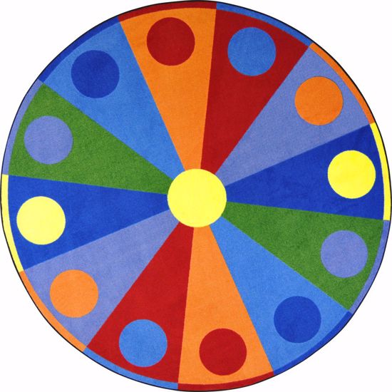 Picture of Color Wheel - Multi  Color - 7'7" Round