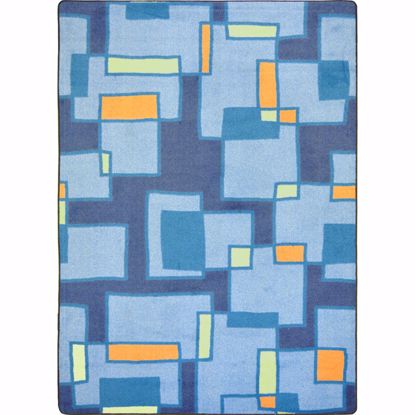 Picture of Outside the Box - Cool Blue - 3'10" x 5'4"