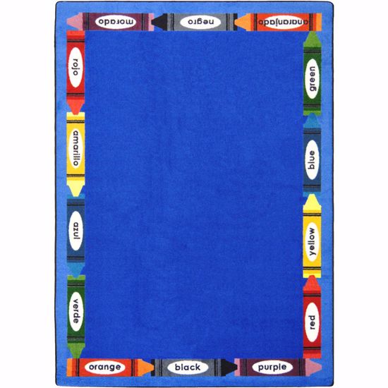 Picture of Bilingual Colors - Multi  Color - 7'8" x 10'9"