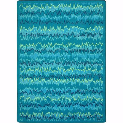 Picture of Static Electricity - Teal - 3'10" x 5'4"