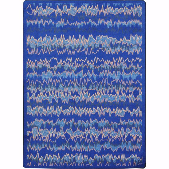 Picture of Static Electricity - Blue - 5'4" x 7'8"