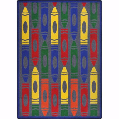 Picture of Jumbo Crayons - Rainbow - 3'10" x 5'4"