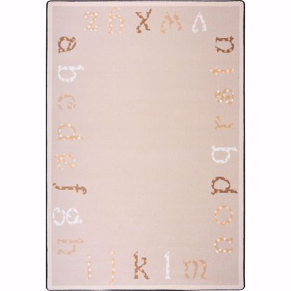 Picture of Polka Dot ABC's - Beige - 5'4" x 7'8"