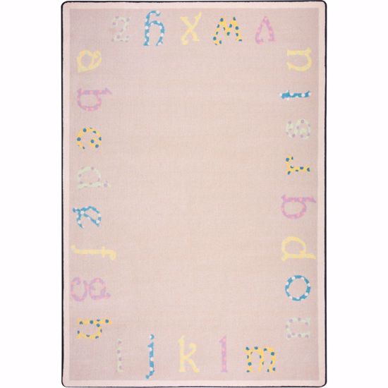 Picture of Polka Dot ABC's - Multi Color - 5'4" x 7'8"