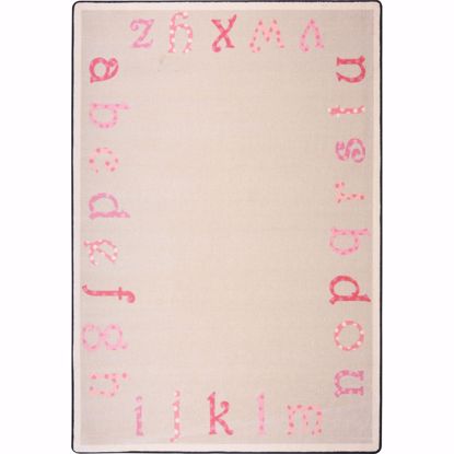 Picture of Polka Dot ABC's - Pink - 10'9" x 13'2"