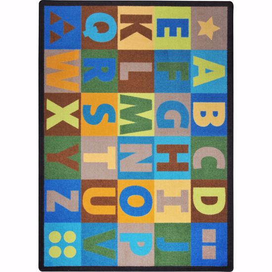 Picture of Oversize Alphabet - Earthtone - 5'4" x 7'8"