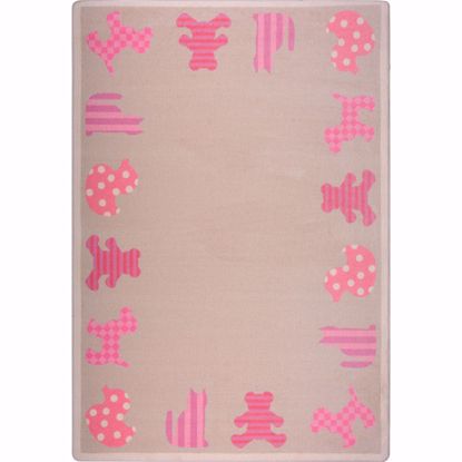 Picture of Frisky Friends - Pink - 3'10" x 5'4"
