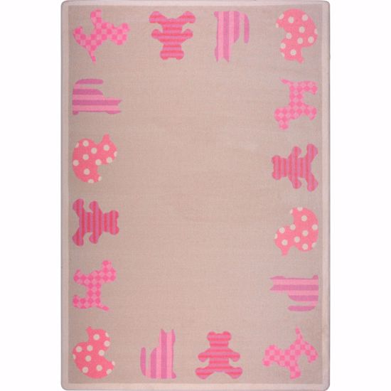 Picture of Frisky Friends - Pink - 3'10" x 5'4"