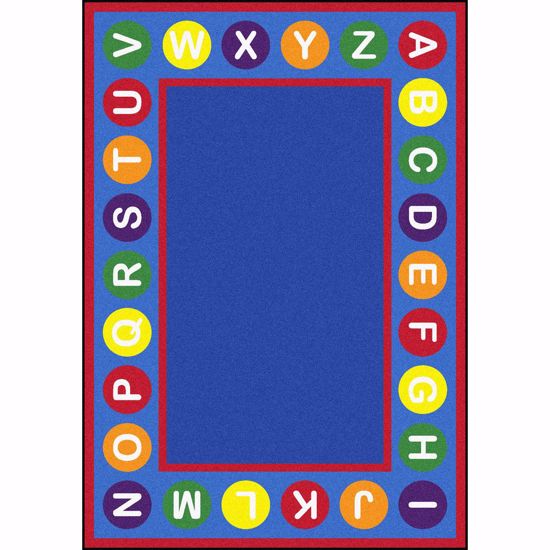 Picture of Alphabet Spots - Multi  Color - 7'8" x 10'9"