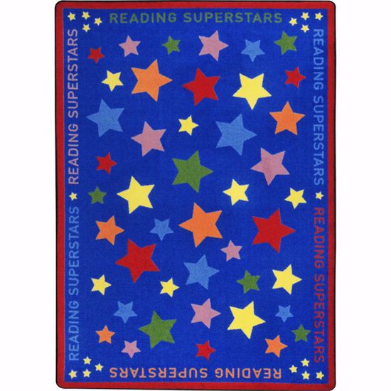 Picture of Reading Superstars - Multi Color - 7'8" x 10'9"