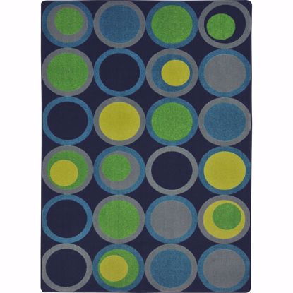 Picture of Circle Back - Navy - 5'4" x 7'8"