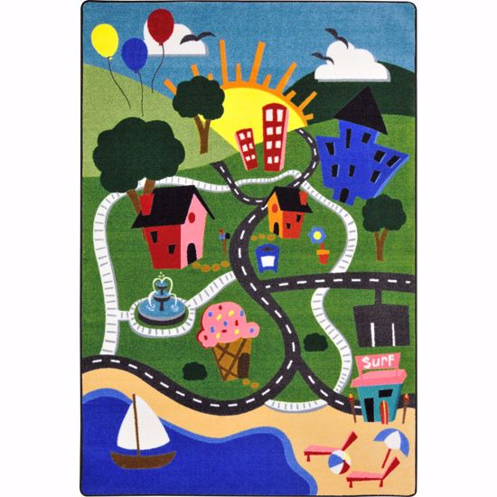 Picture of Happy Town - Multi Color - 10'9" x 13'2"