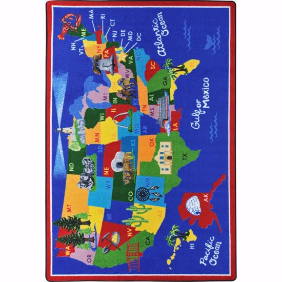 Picture of America the Beautiful - Multi  Color - 5'4" x 7'8"