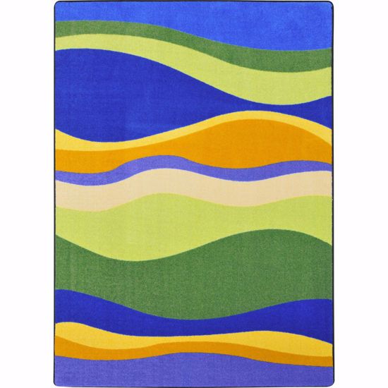 Picture of Riding Waves - Multi Color - 5'4" x 7'8"