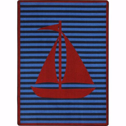 Picture of Following Seas™ - Red - 10'9" x 13'2"