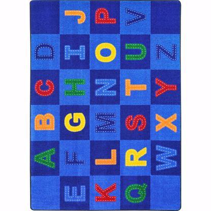 Picture of Patchwork Letters - Multi Color - 5'4" x 7'8"