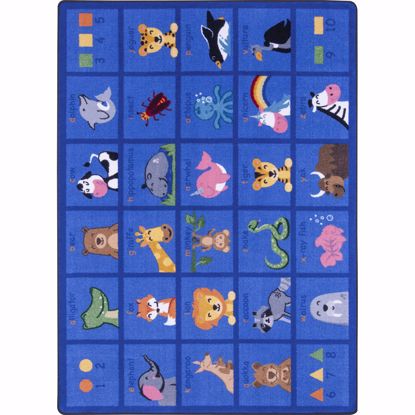 Picture of Friendly Phonics Animals - Multi Color - 5'4" x 7'8"