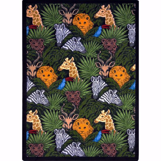 Picture of Animal Hide & Seek - Multi Color - 3'10" x 5'4"