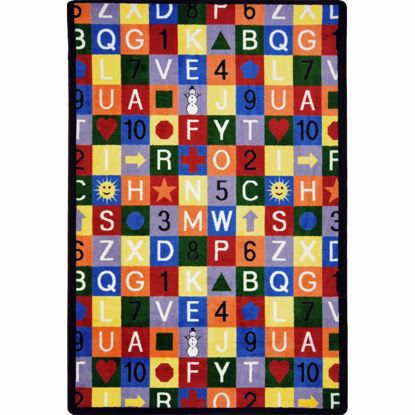 Picture of Edu-Squares - Multi Color - 7'8" x 10'9"