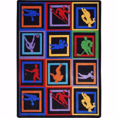 Picture of Let the Games Begin - Multi Color - 3'10" x 5'4"