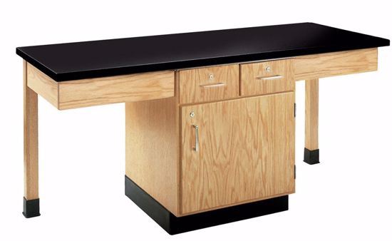 Picture of 2 STUDENT CUPBOARD TABLE P. LAM