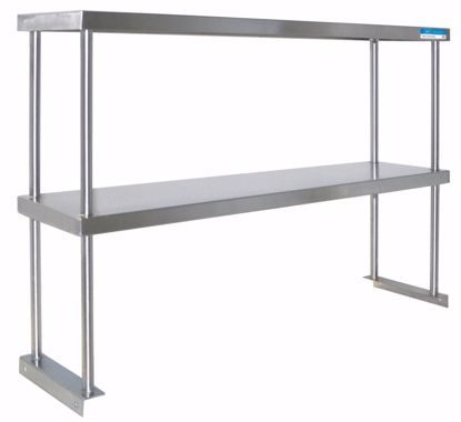 Picture of STAINLESS DOUBLE OVERSHELVES,12X36