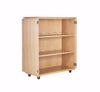 Picture of MOBILE MICROSCOPE CABINET, MAPLE