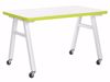 Picture of A-Frame Table, Mobile, Metal Frame, Frame Color-White , 30in High  x 48in Wide x 36in Deep, 1.50 Shop Top