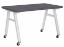Picture of A-Frame Table, Mobile, Metal Frame, Frame Color-Black , 30in High  x 72in Wide x 48in Deep, 1.00 Epoxy Top