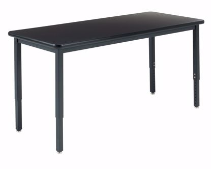 Picture of 30X72 ADJ HT METAL TABLE, P LAM