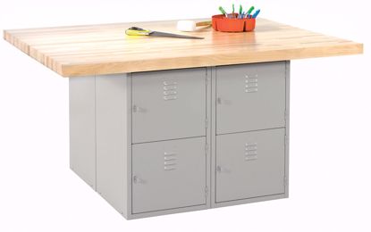Picture of 4-STATION WORKBENCH W/O VISES
