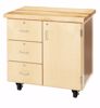 Picture of MOBILE STORAGE CAB-3 DRAWERS/1 DOOR