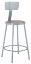 Picture of STEEL HB SEAT W/BACKREST STOOL 30"