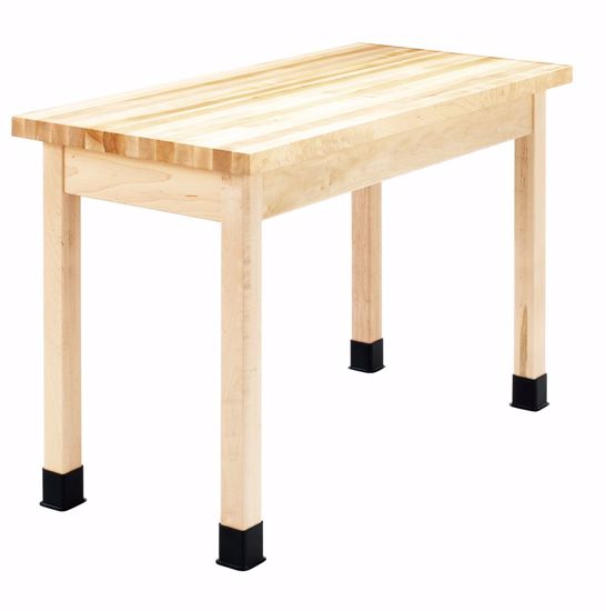 Picture of TABLE, PLAIN, Maple TOP, 24X72