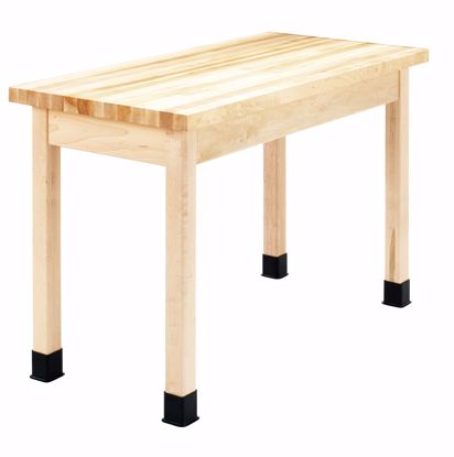 Picture of TABLE, PLAIN, Maple TOP, 24X48