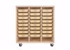 Picture of MOBILE TOTE TRAY STORAGE CAB. - 24