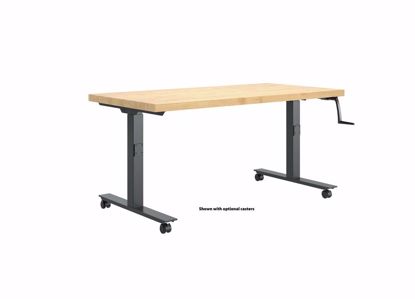 Picture of HI-LO BENCH - 60 X 30 MAPLE BUTCHER BLOCK