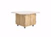 Picture of INTERMIX CLOVER LEAF MOBILE TABLE, DOUBLE DOOR CABINET, DOUBLE SIDED