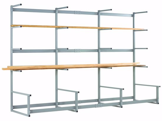 Picture of METAL LUMBER STORAGE RACK