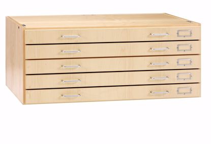 Picture of FLAT FILE, MAPLE, 5 DRAWERS