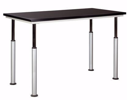Picture of ADJUSTABLE LEG TABLE W/BLK.LAM. TOP