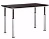 Picture of ADJUSTABLE LEG TABLE W/BLACK TOP