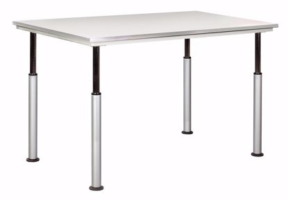 Picture of ADJUSTABLE LEG TABLE W/GREY GLACE TOP
