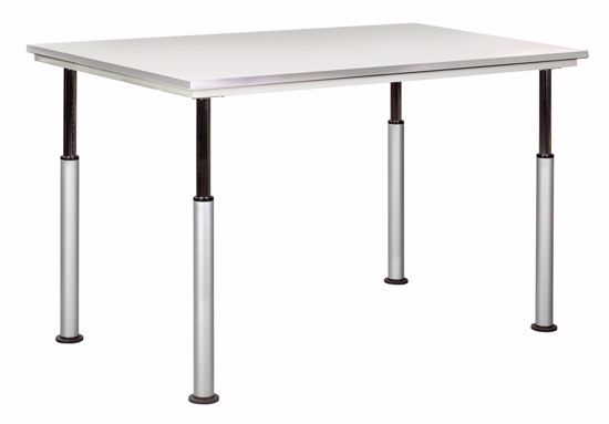 Picture of ADJUSTABLE LEG TABLE W/GREY GLACE TOP