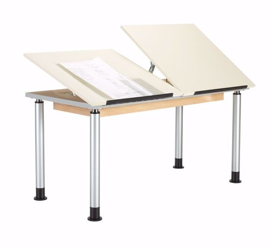 Picture of ADJ LEG DRAFTING TABLE- DOUBLE STA.