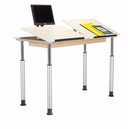 Picture of ADJ LEG DRAFTING TABLE- DOUBLE STA.