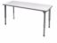 Picture of Apex Tables 24" x 72" Rectangle Markerboard-White / Gray Edge / Gray Leg