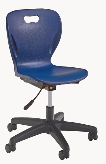 Picture of Alumni EXPLORER  Ajustable Height Task Chair  Navy Blue